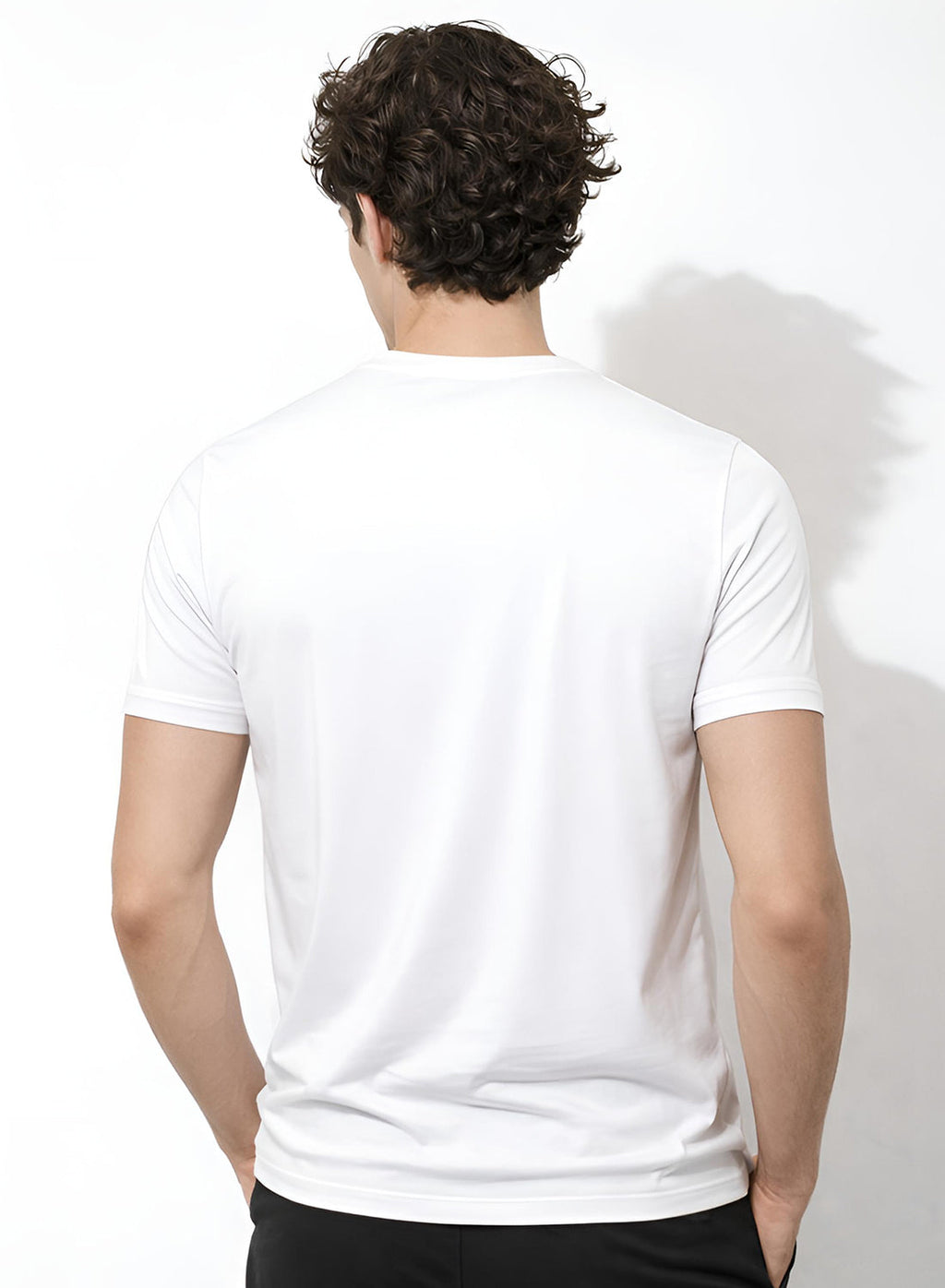 Men Badminton Printed T-Shirt