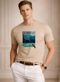 Men Badminton Graphic T-Shirt