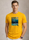 Men Badminton Graphic T-Shirt