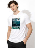 Men Badminton Graphic T-Shirt