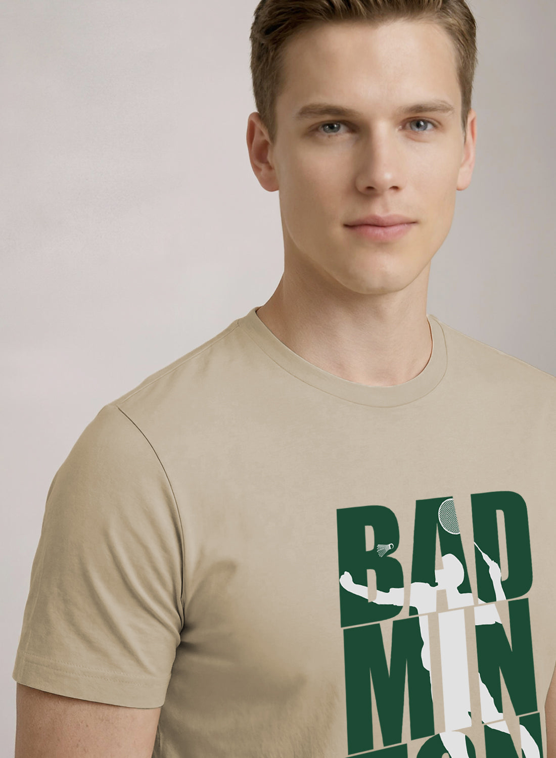 Men Badminton Tshirt