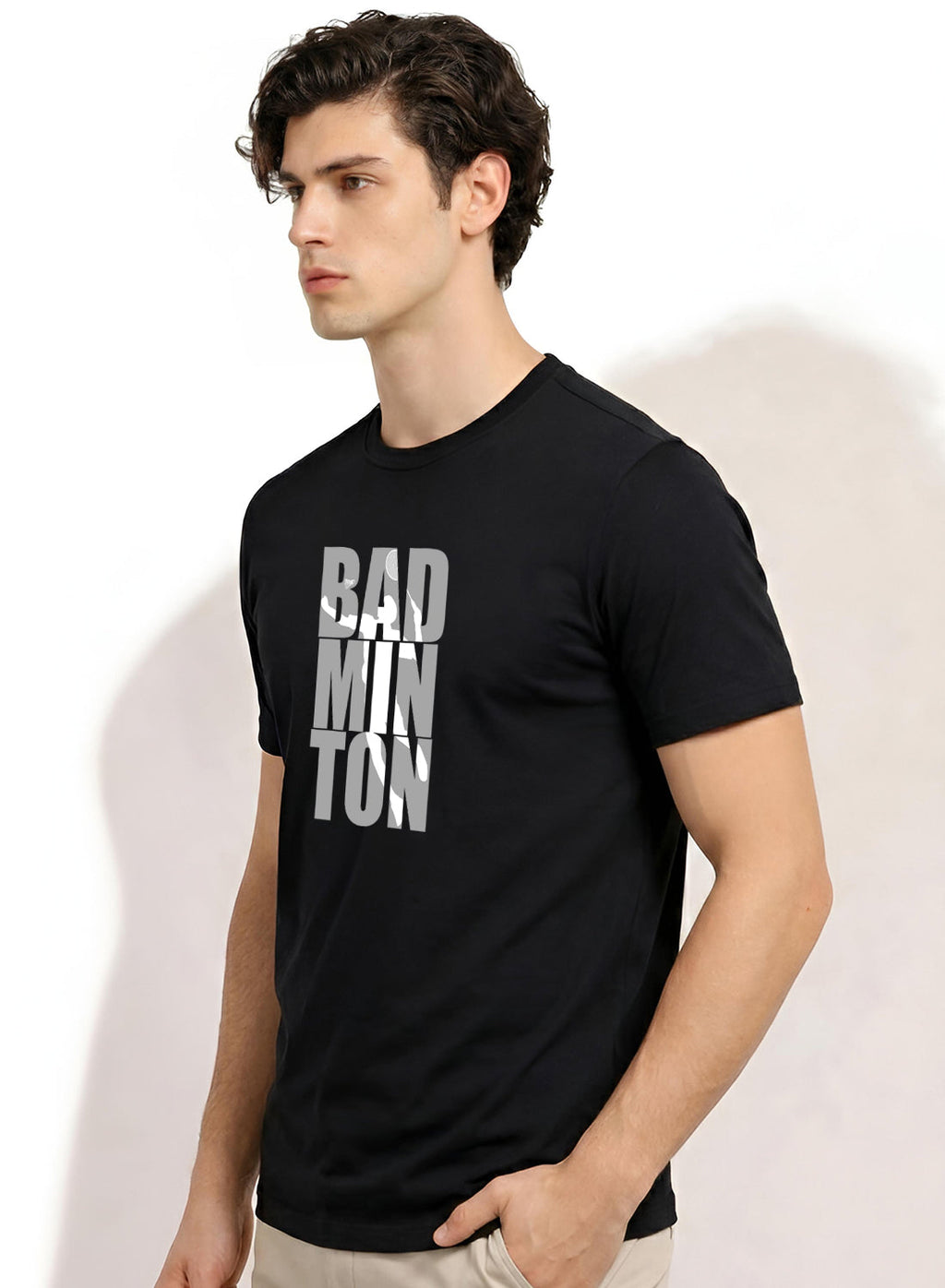 Men Badminton Tshirt