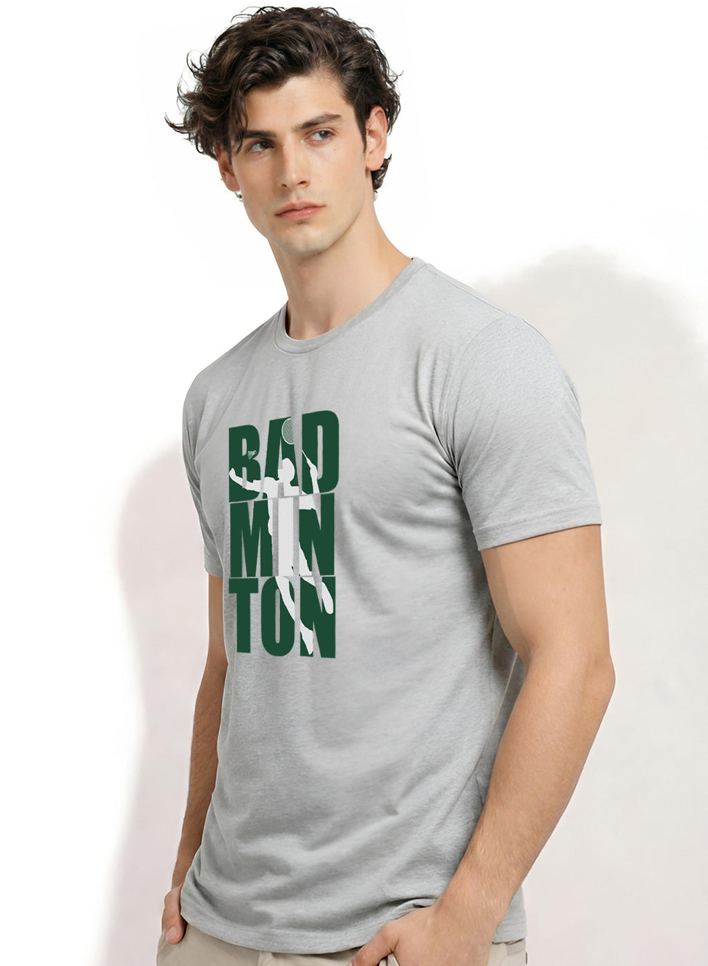 Men Badminton Tshirt
