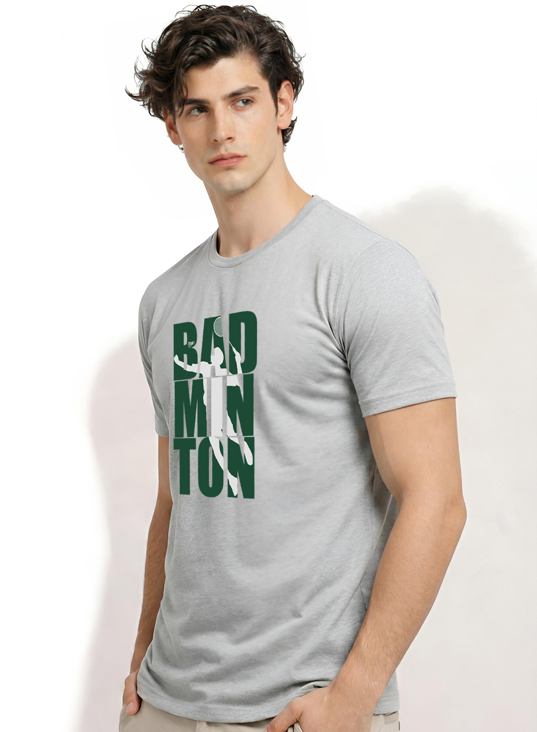 Men Badminton Tshirt