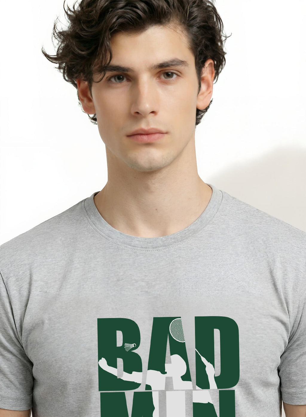 Men Badminton Tshirt