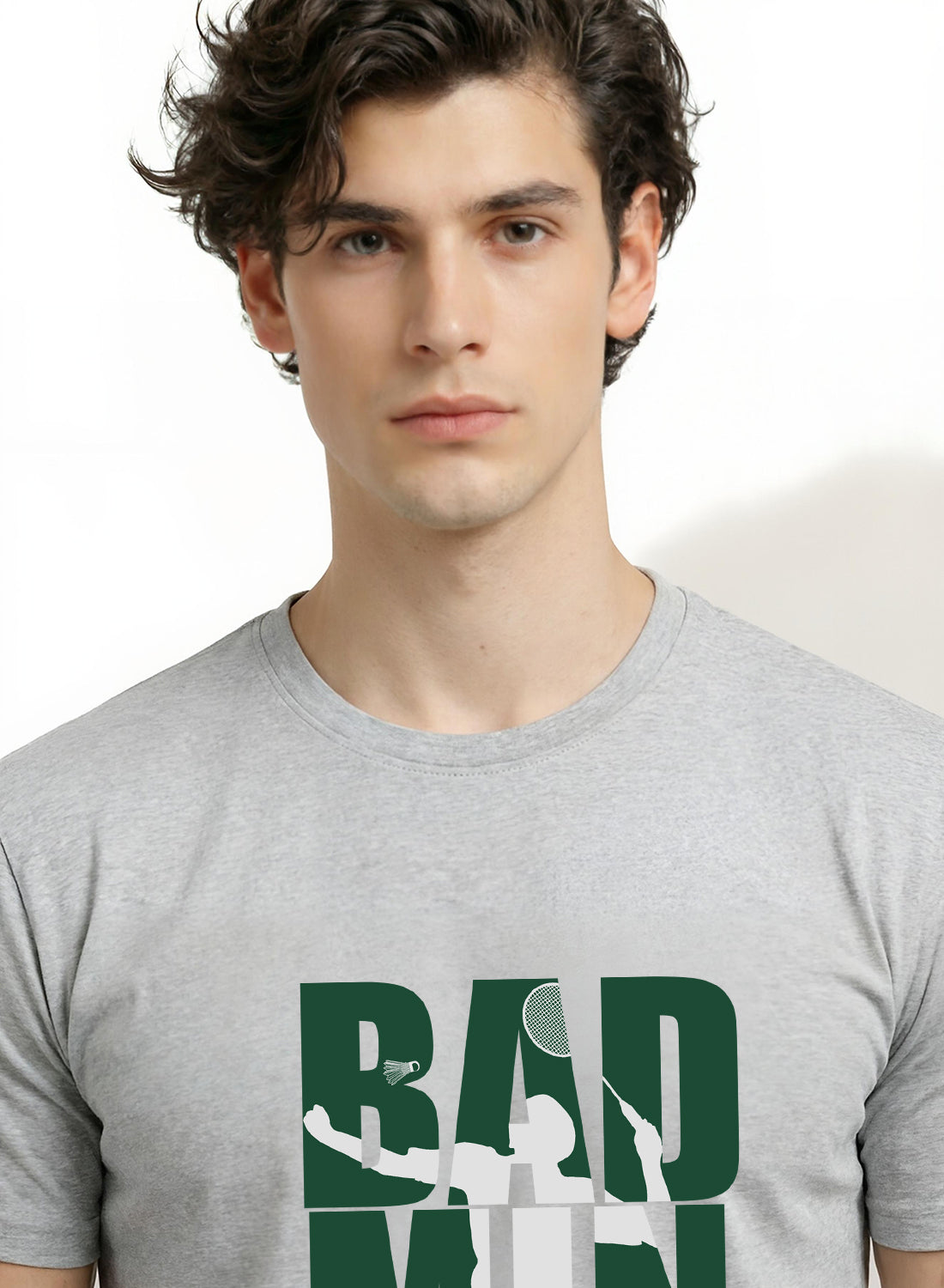 Men Badminton Tshirt