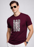 Men Badminton Tshirt