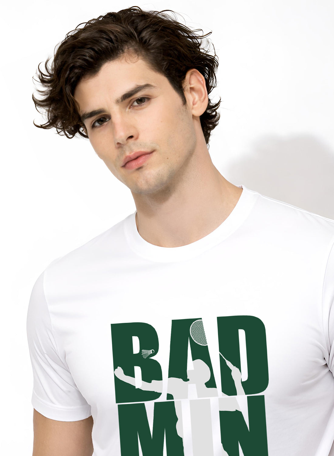Men Badminton Tshirt