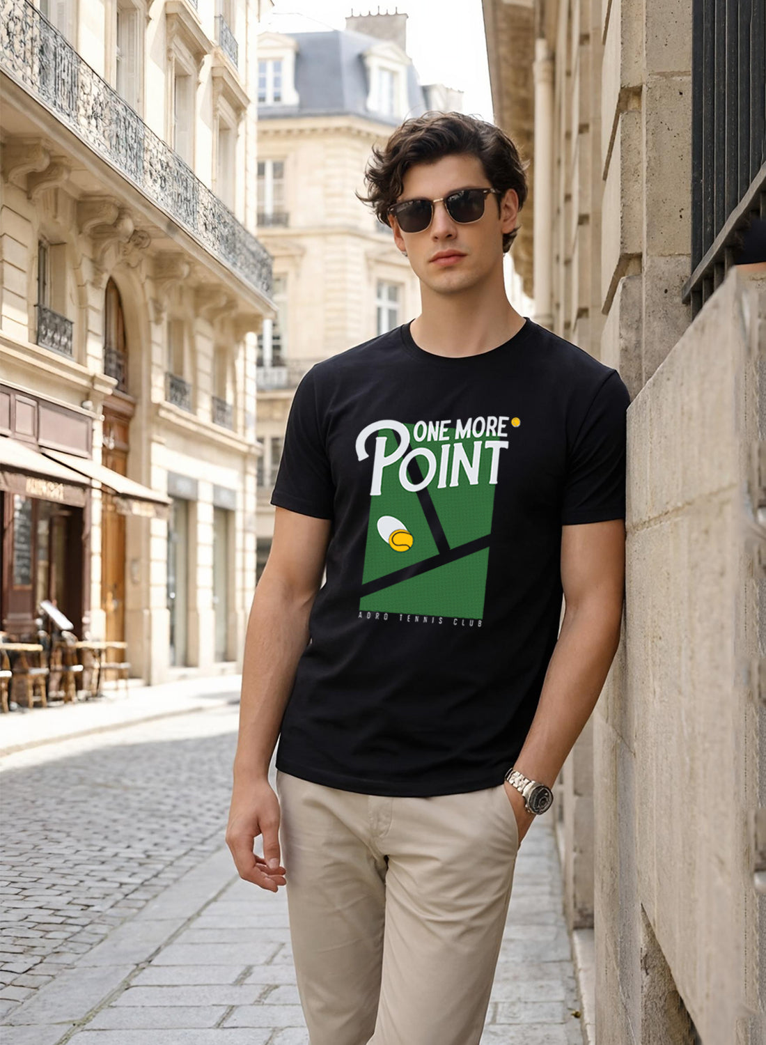 Men Tennis Printed T-Shirt