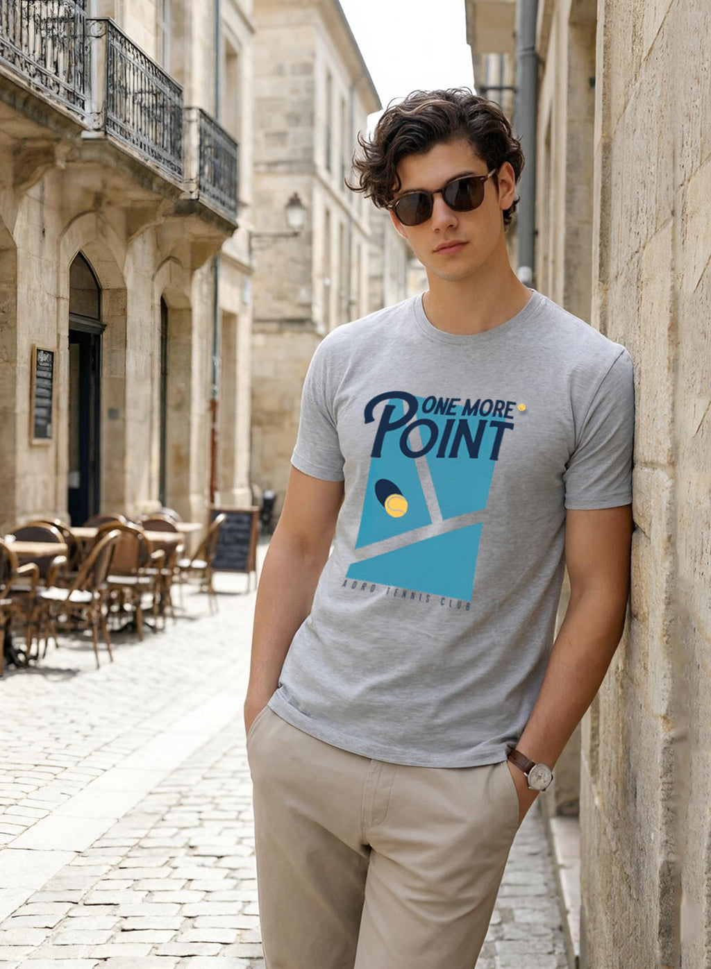Men Tennis Printed T-Shirt