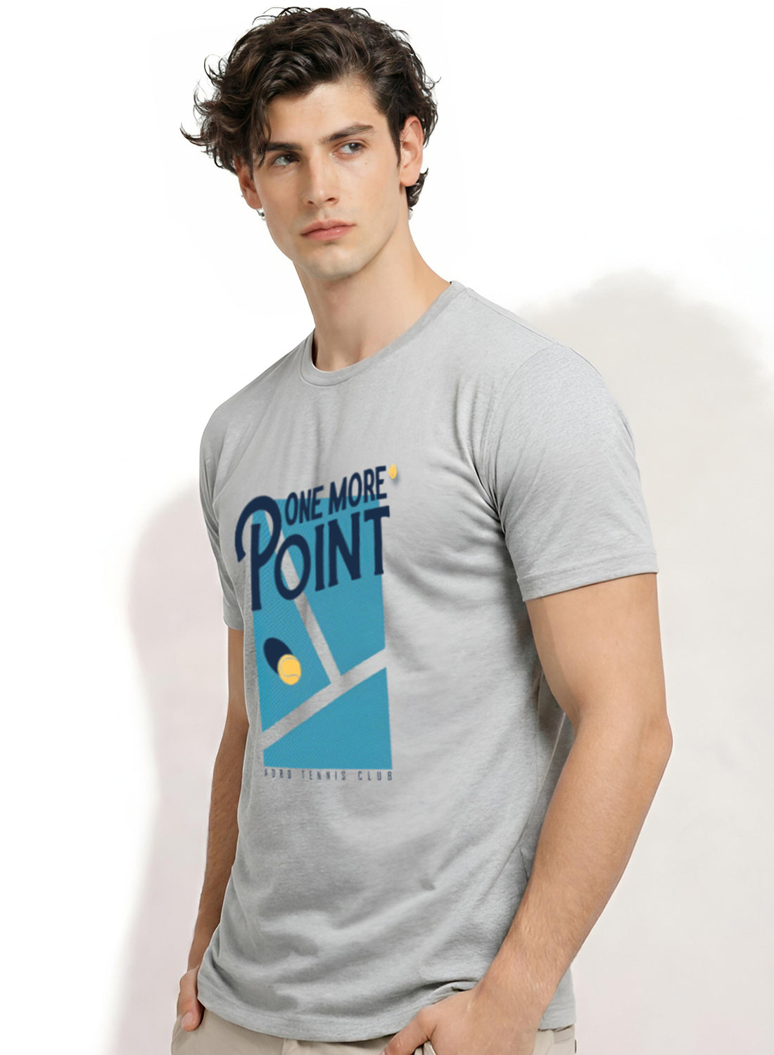 Men Tennis Printed T-Shirt