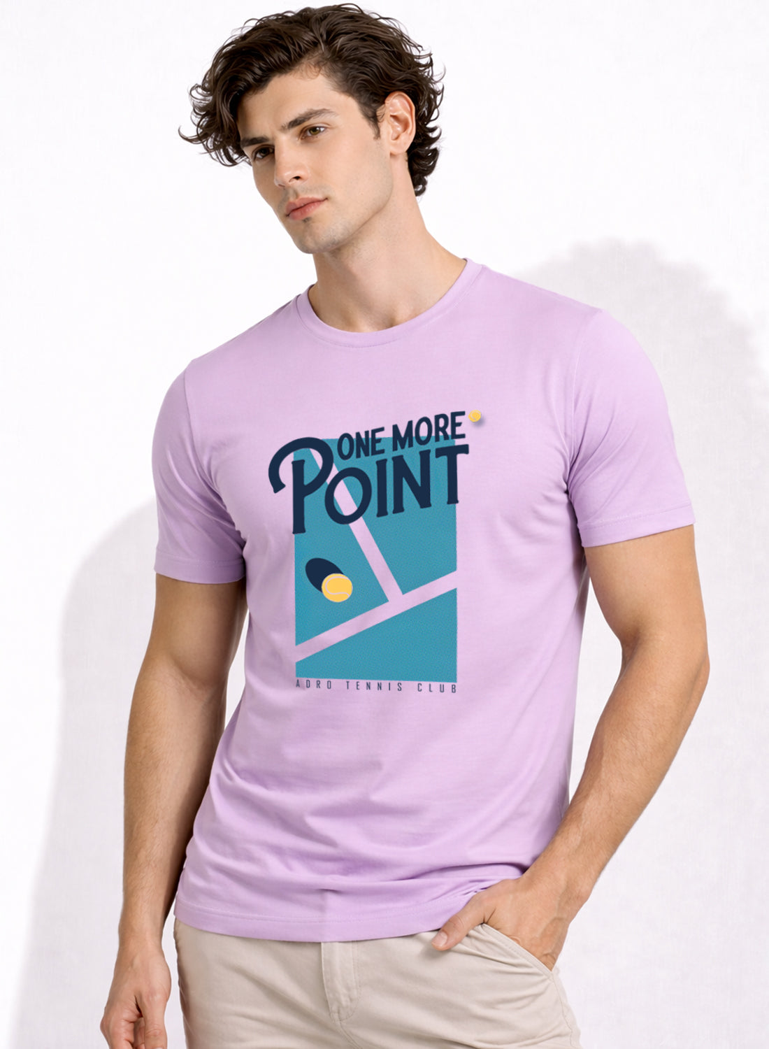 Men Tennis Printed T-Shirt
