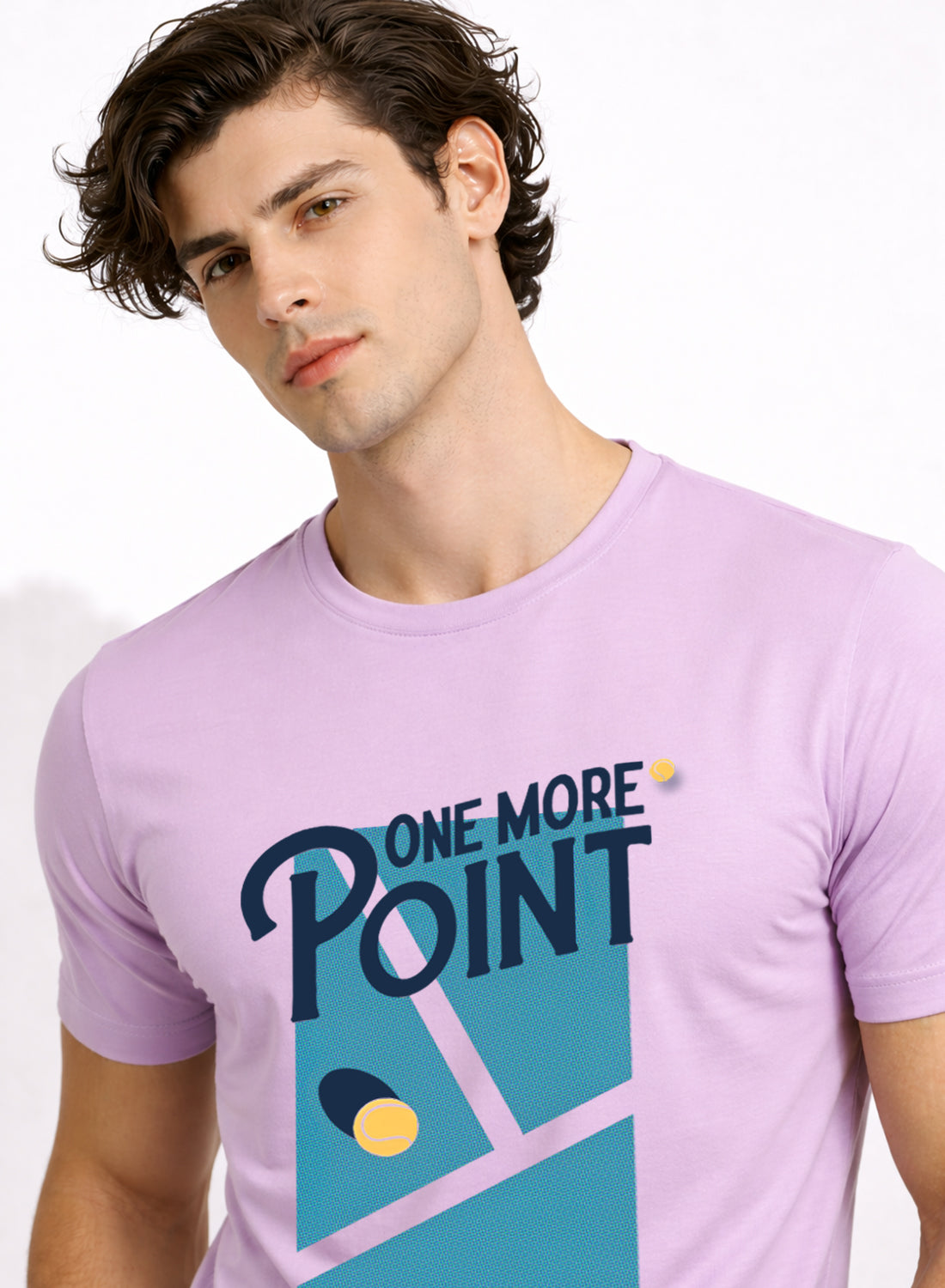 Men Tennis Printed T-Shirt