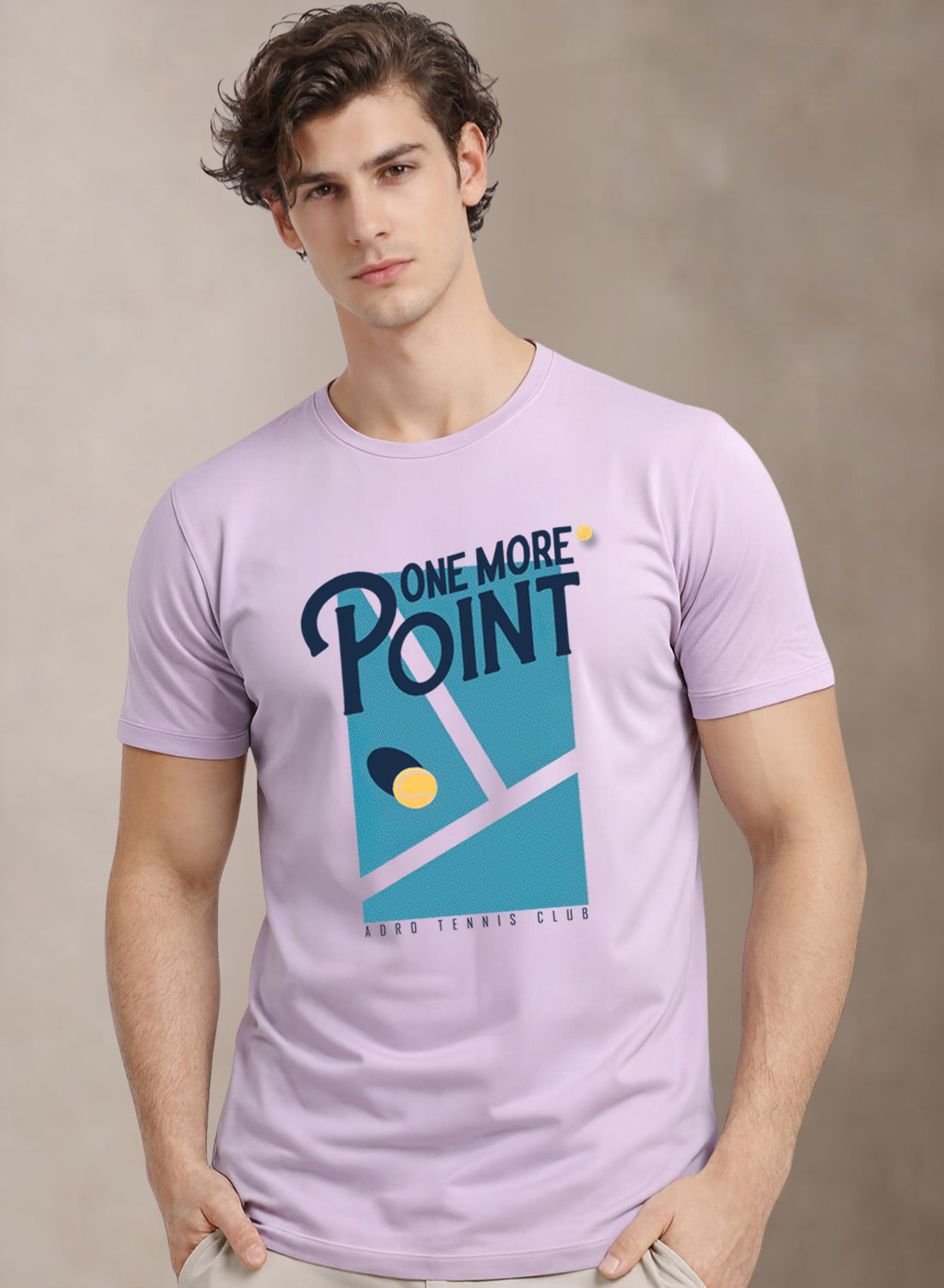 Men Tennis Printed T-Shirt