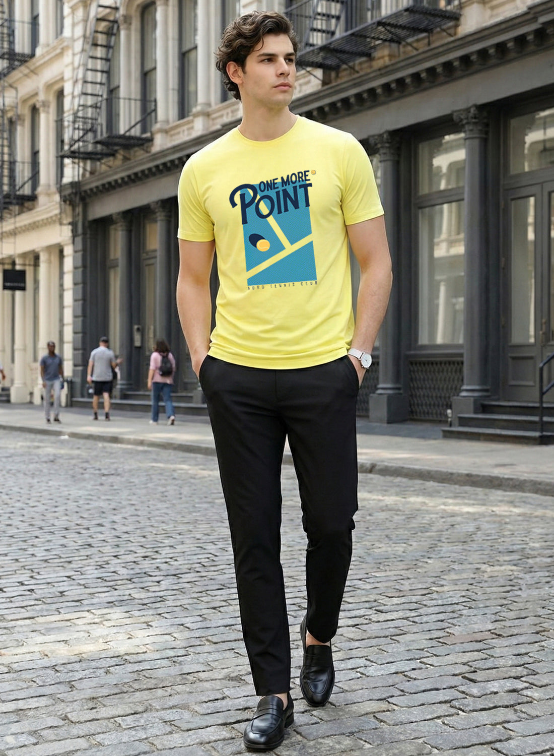 Men Tennis Printed T-Shirt