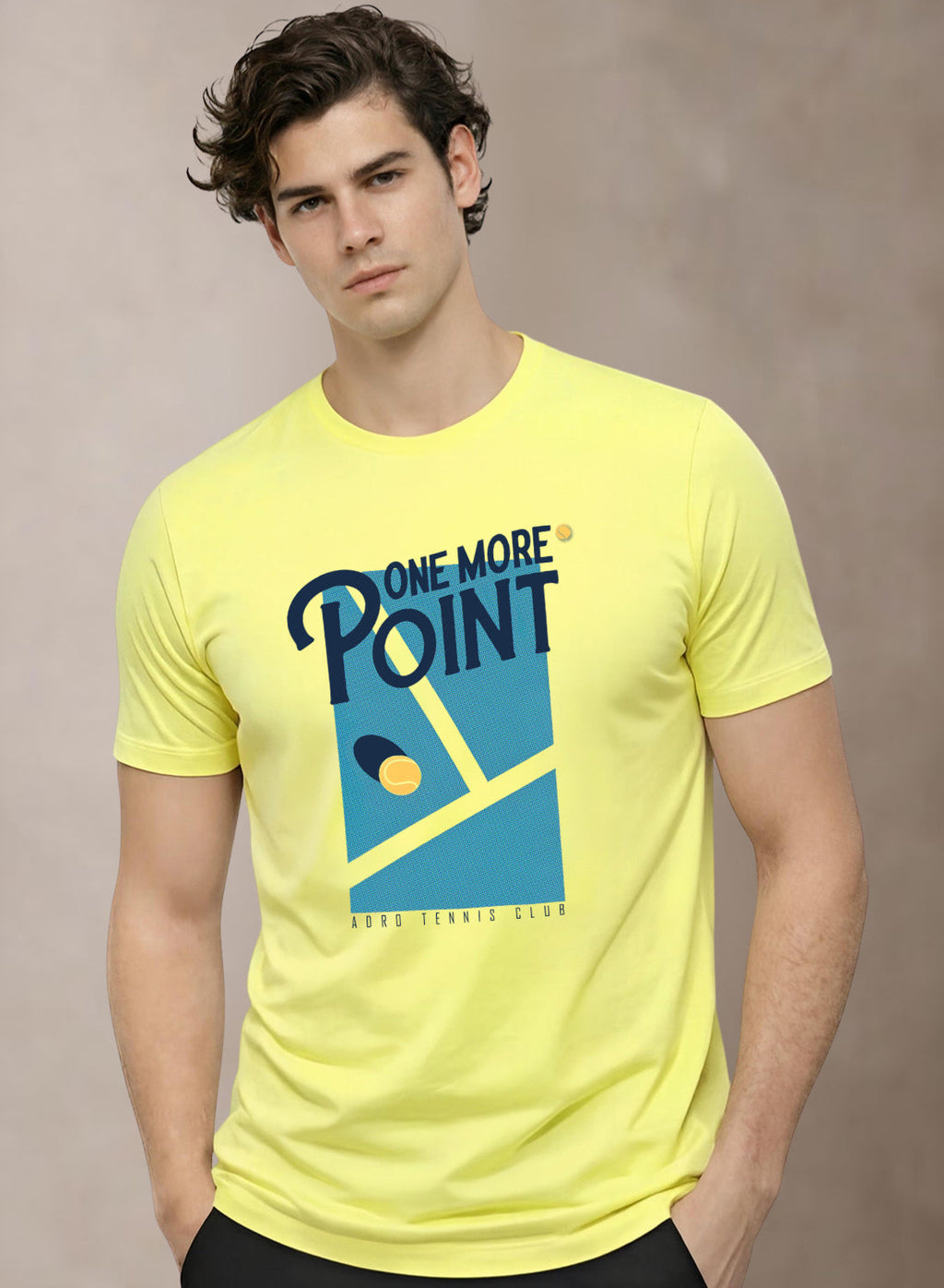 Men Tennis Printed T-Shirt