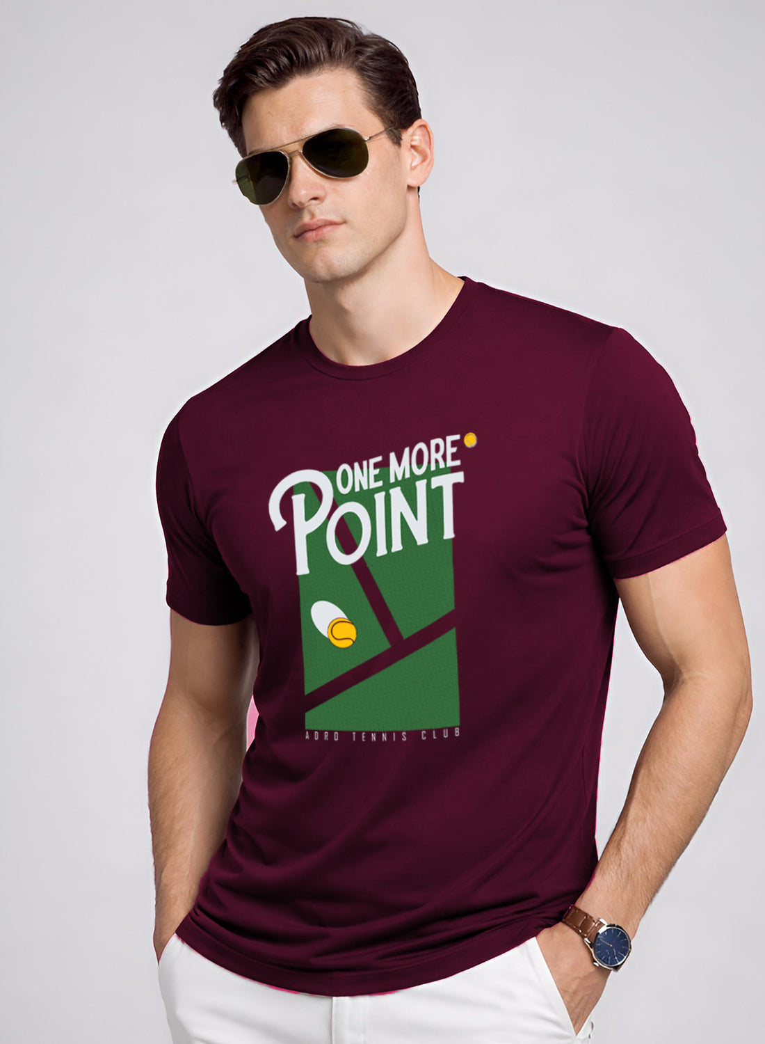 Men Tennis Printed T-Shirt