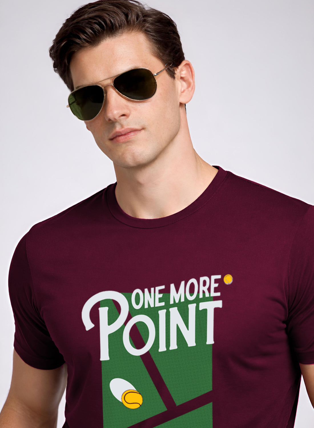 Men Tennis Printed T-Shirt