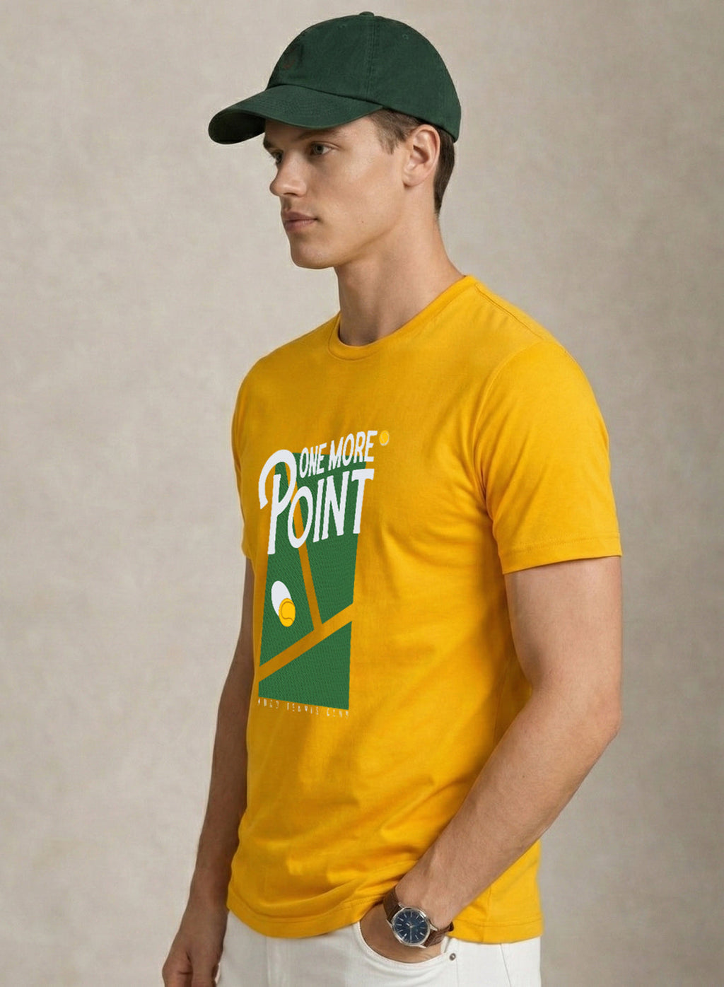 Men Tennis Printed T-Shirt