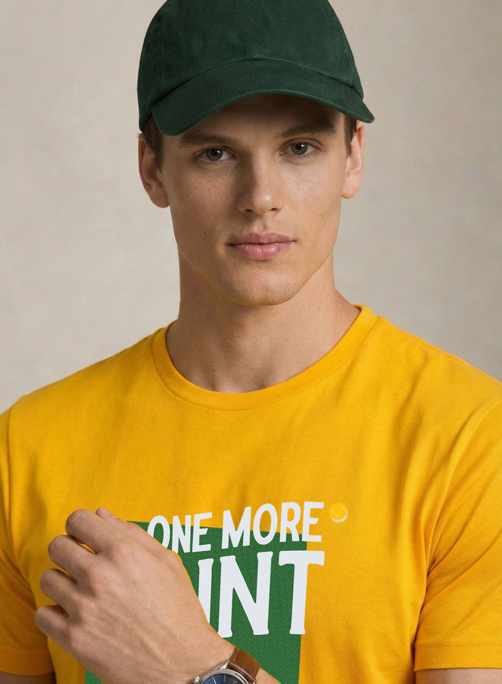 Men Tennis Printed T-Shirt