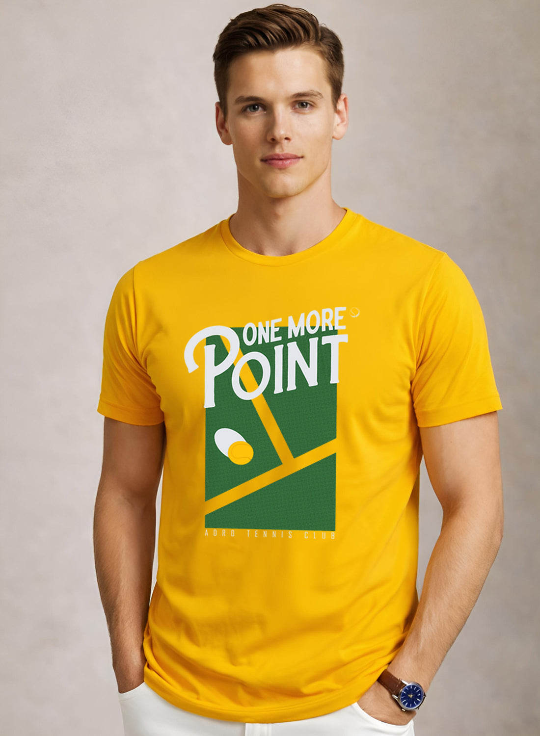 Men Tennis Printed T-Shirt