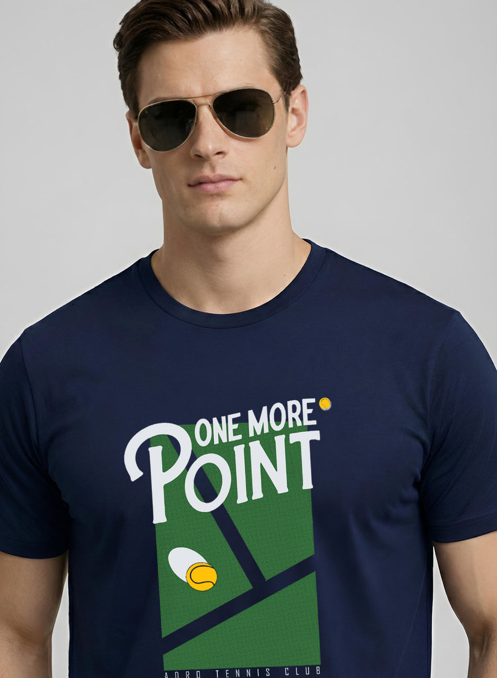 Men Tennis Printed T-Shirt
