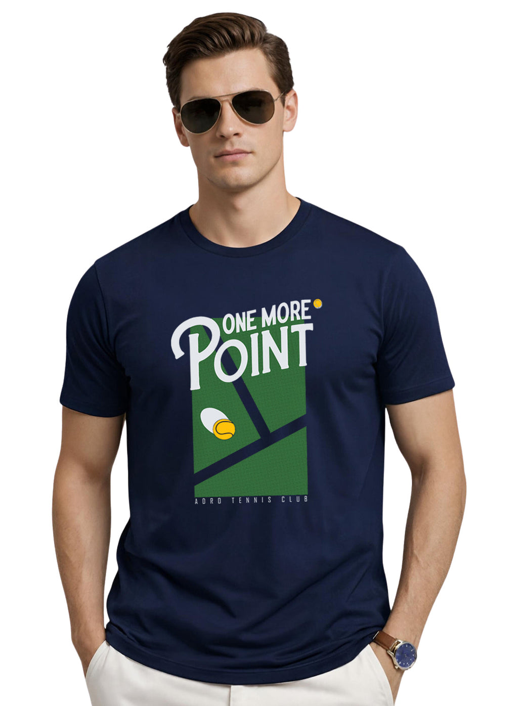 Men Tennis Printed T-Shirt