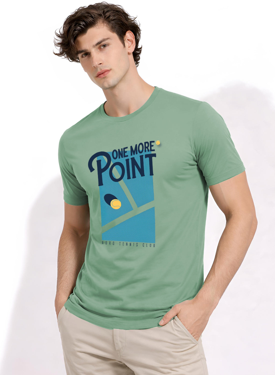 Men Tennis Printed T-Shirt