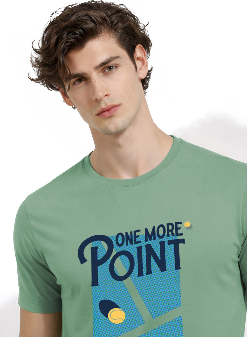 Men Tennis Printed T-Shirt