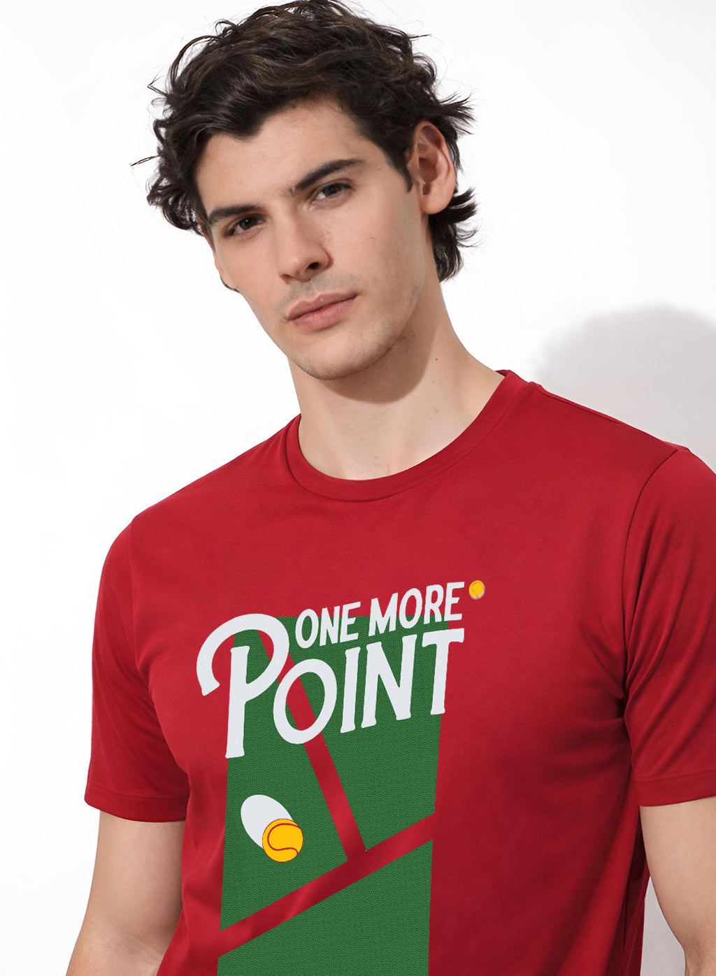 Men Tennis Printed T-Shirt