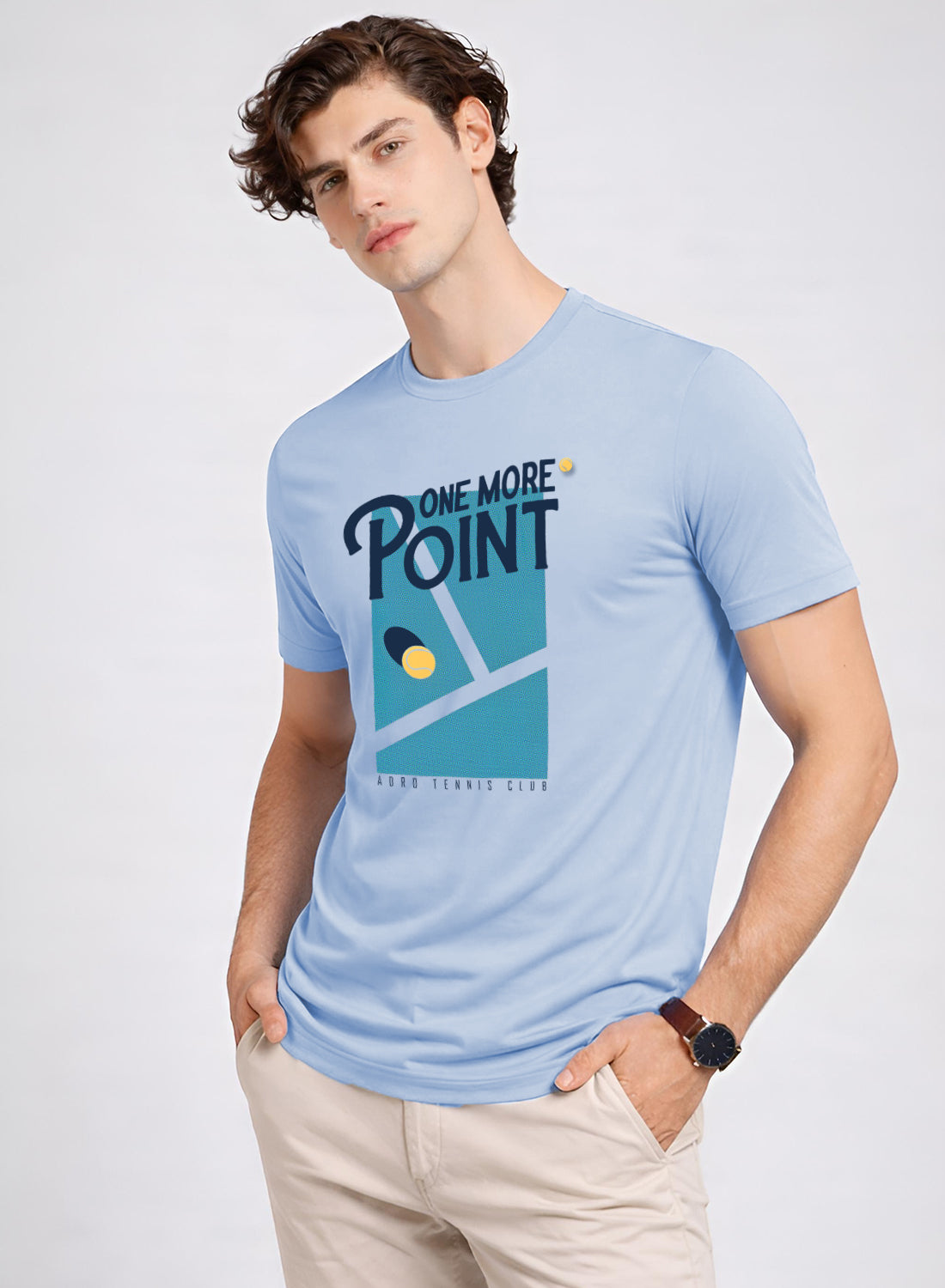 Men Tennis Printed T-Shirt