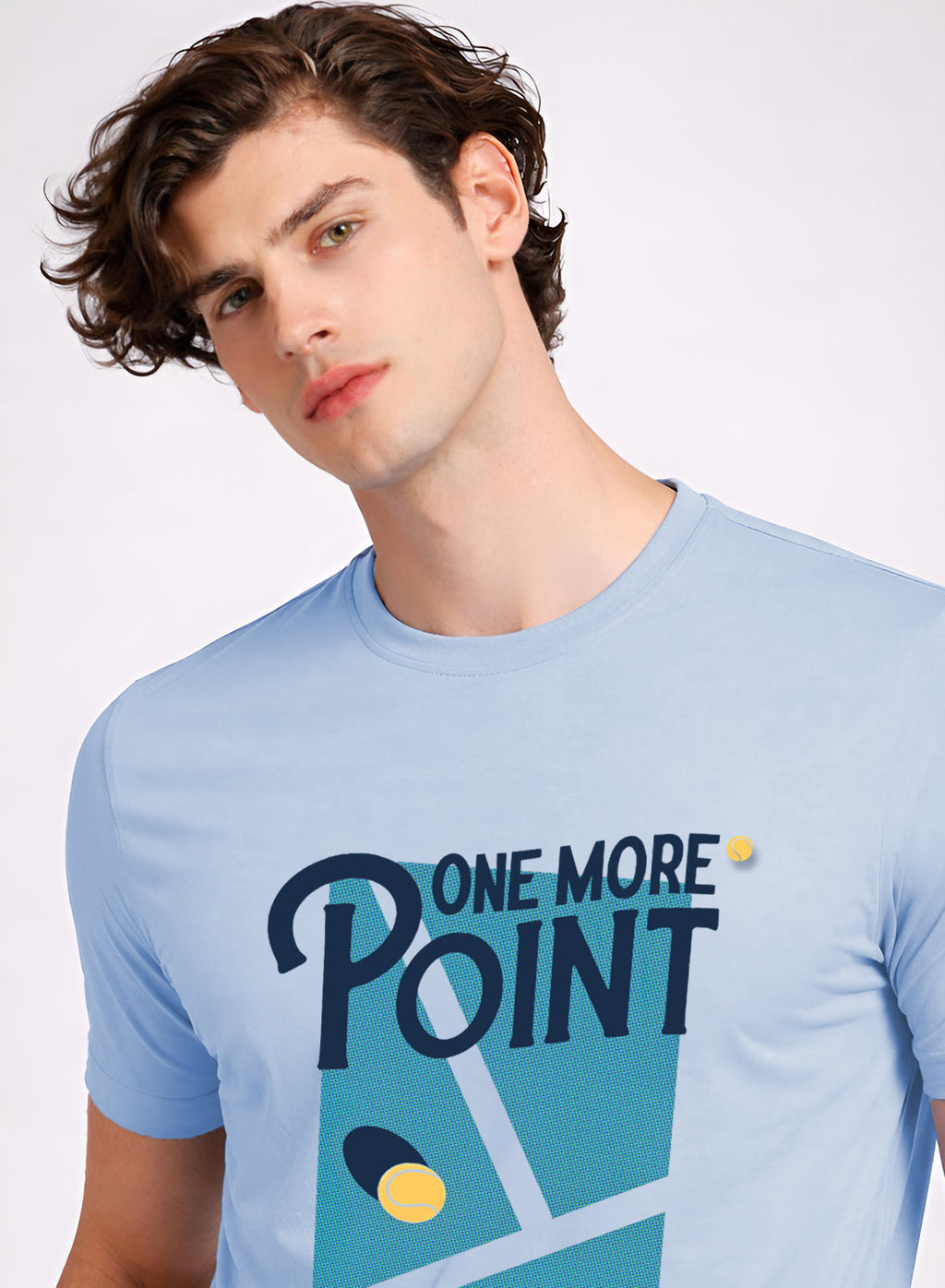 Men Tennis Printed T-Shirt