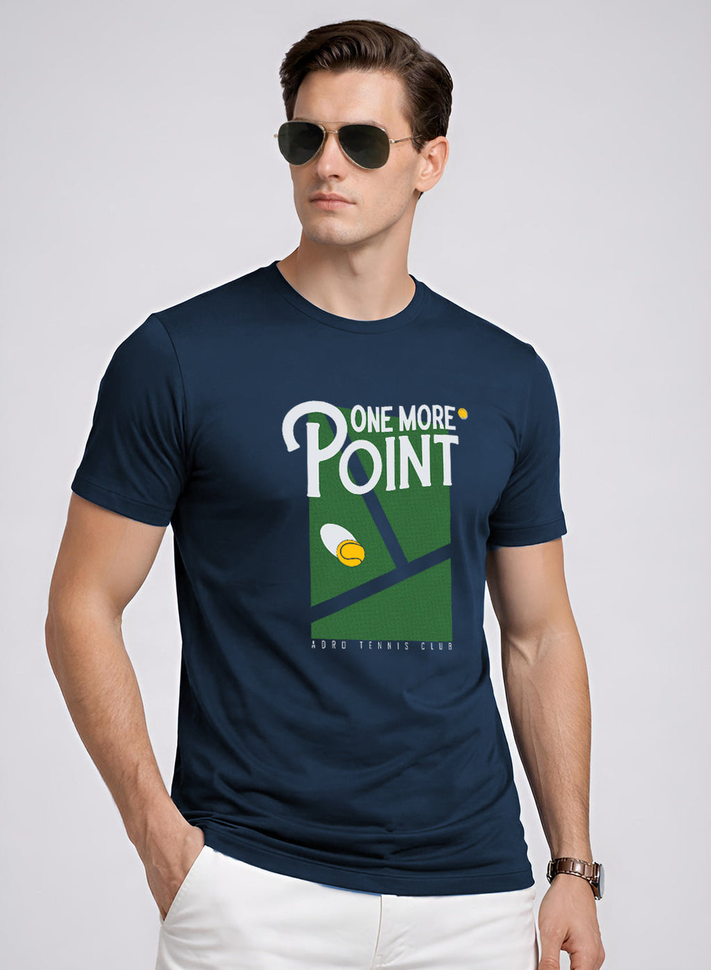 Men Tennis Printed T-Shirt