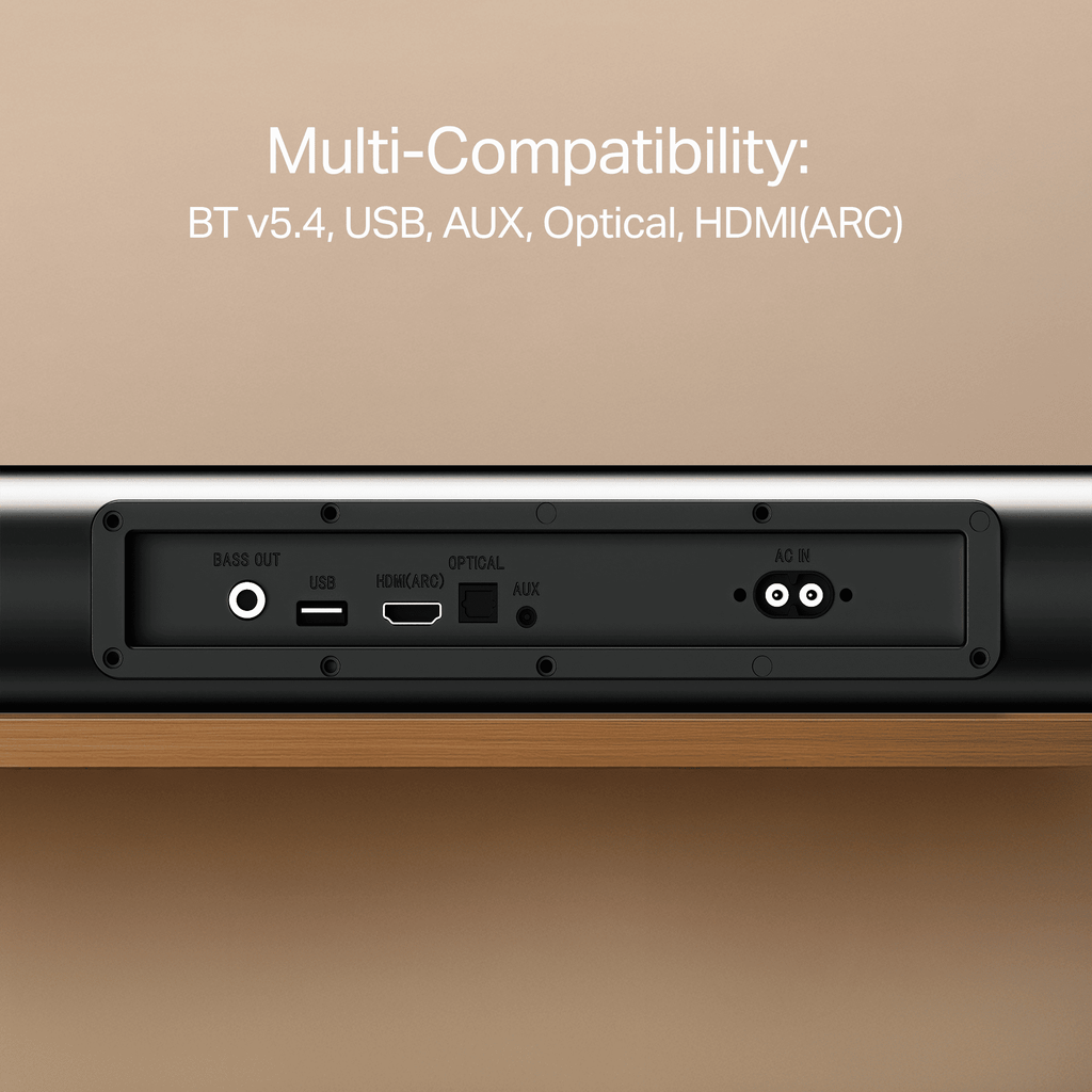 boAt Aavante 2.1 1550 Plus | 160W 2.1 Channel Soundbar with Bluetooth v5.4, EQ Modes & Master Remote