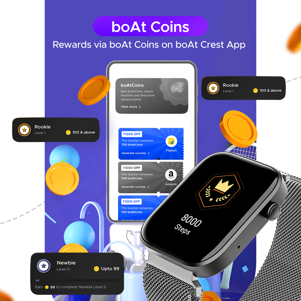 boAt Wave Call 2 | Smartwatch with Bluetooth Calling, 1.83" (4.64cm) HD Display, 700+ Active Modes, 1000+ Watch Faces, Crest OS+