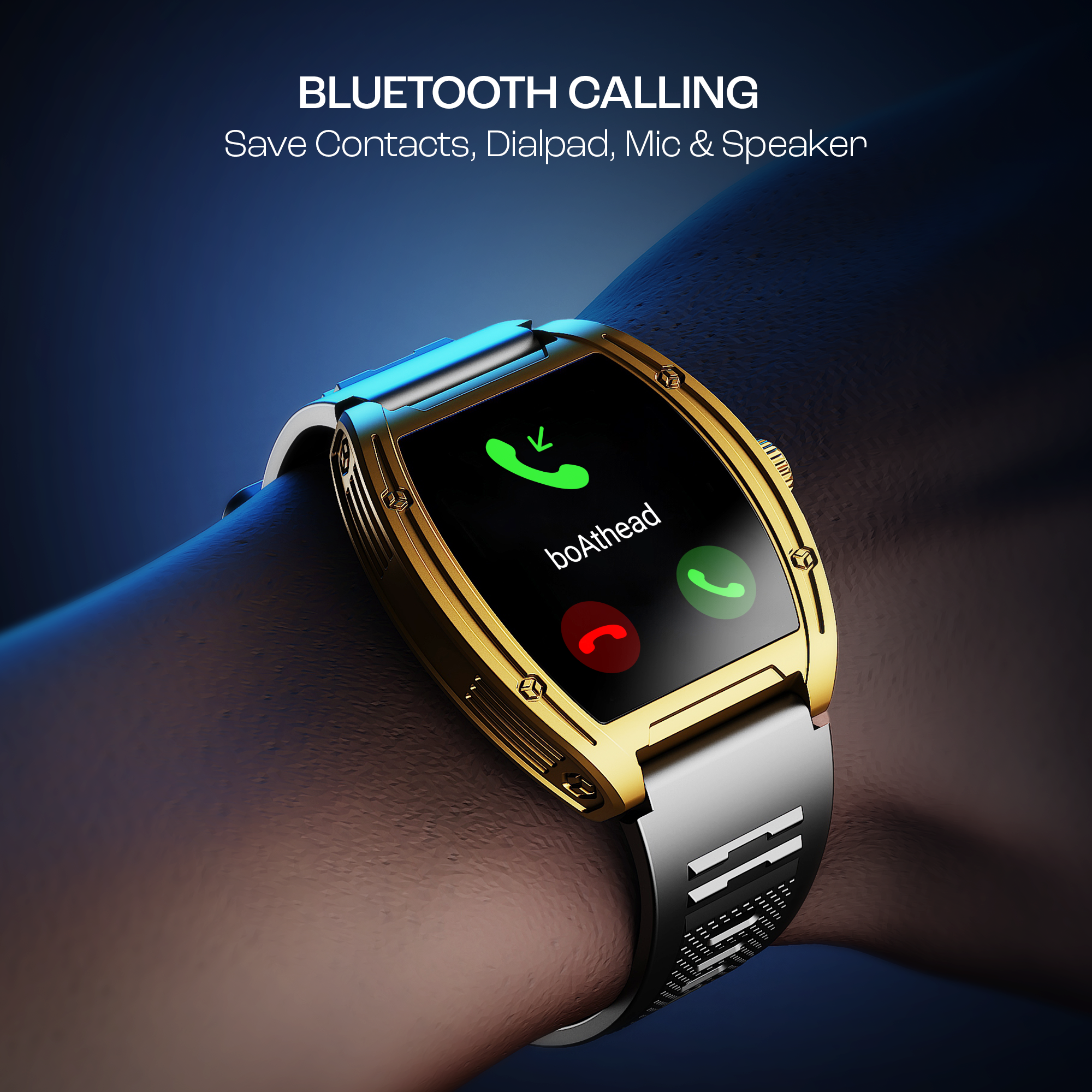boAt Enigma Ascend | Smartwatch with 1.75" HD Display, Functional Crown, Luxurious Metal Body, 100+ Sports Modes