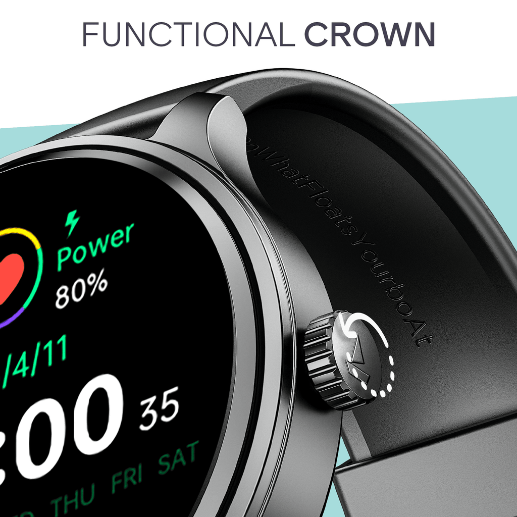 boAt Lunar Discovery Neo | Smartwatch with 1.39" HD Display, 2.5D Animated Watch Faces & Advanced BT Calling