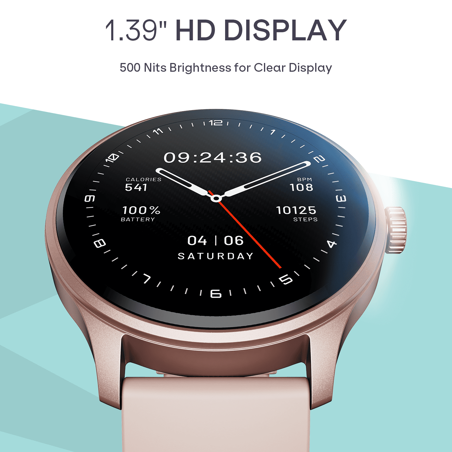 boAt Lunar Discovery Neo | Smartwatch with 1.39" HD Display, 2.5D Animated Watch Faces & Advanced BT Calling