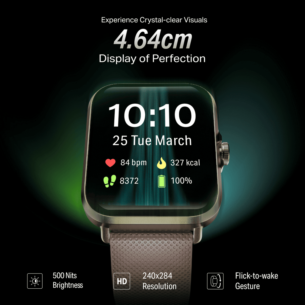 boAt Storm Infinity | Smartwatch with 1.83" HD Display, ASAP Charge, 15-Day Battery Life, Functional Crown, BT v5.4