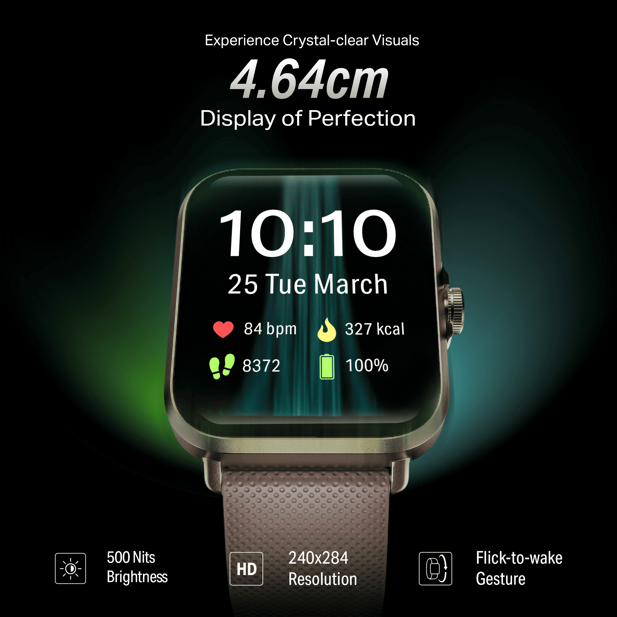 boAt Storm Infinity | Smartwatch with 1.83" HD Display, ASAP Charge, 15-Day Battery Life, Functional Crown, BT v5.4