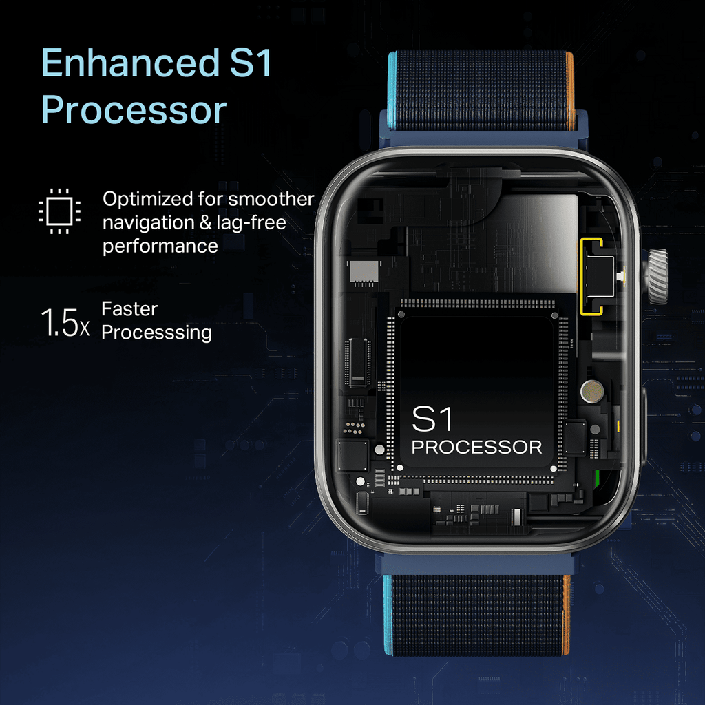 boAt Chrome Endeavour | Smartwatch with 1.96" AMOLED Display, AI Coach, Auto Activity Detection & Turn-by-Turn Navigation