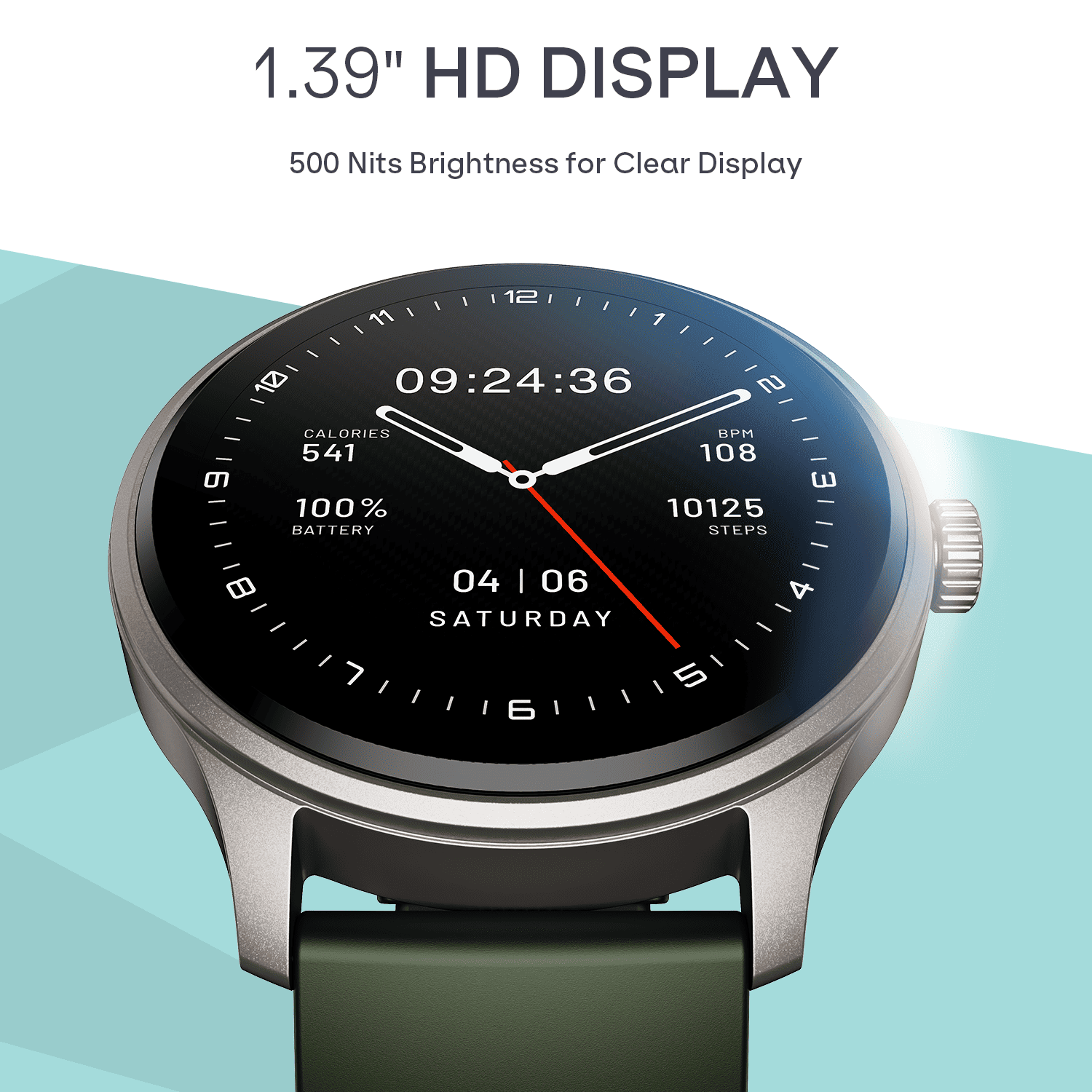 boAt Lunar Discovery Neo | Smartwatch with 1.39" HD Display, 2.5D Animated Watch Faces & Advanced BT Calling
