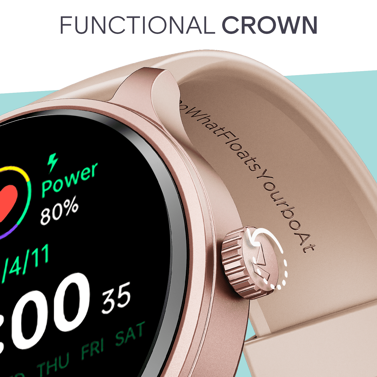 boAt Lunar Discovery Neo | Smartwatch with 1.39" HD Display, 2.5D Animated Watch Faces & Advanced BT Calling
