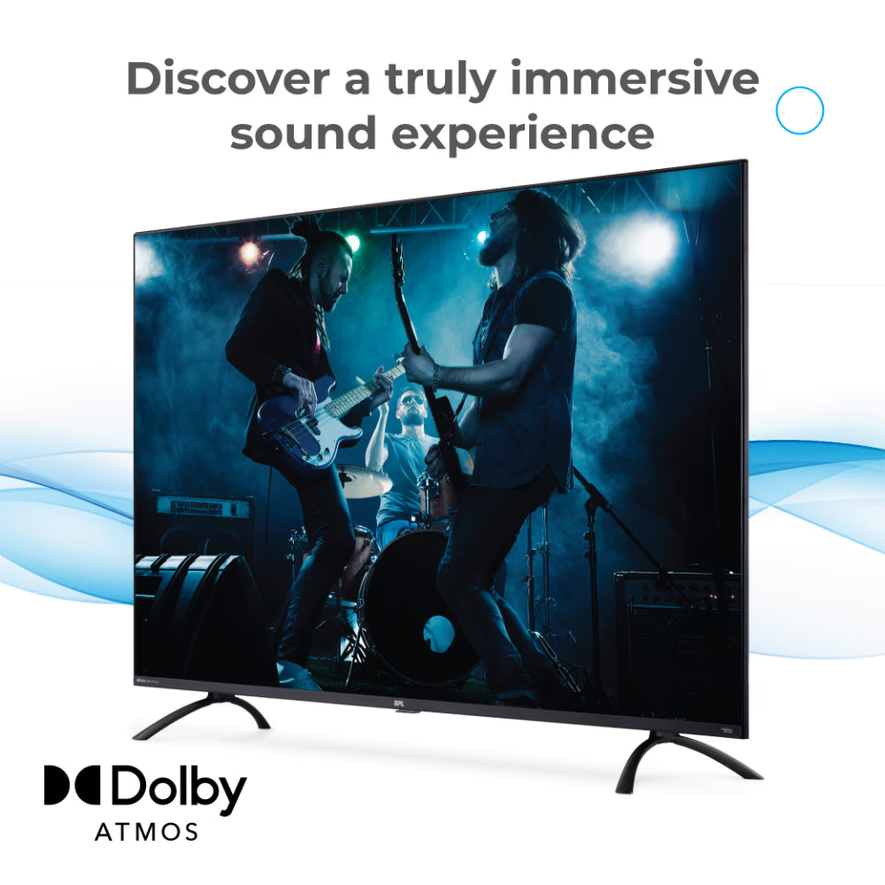 BPL 139.7 cm (55 inch) Onkyo Home Theatre QLED TV, Black, 55QF5540