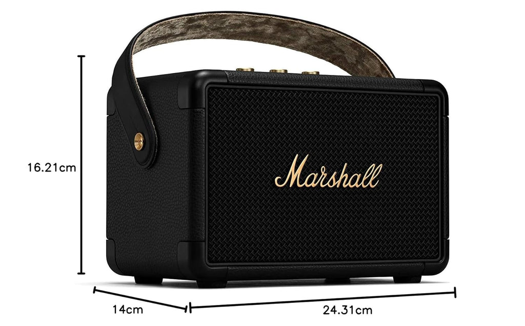 Marshall Kilburn II 36W Portable Bluetooth Speaker - Black & Brass