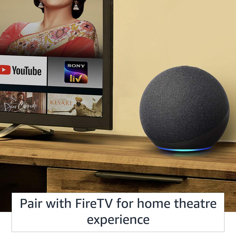 Amazon Echo (4th Gen) | Premium sound powered by Dolby and Alexa