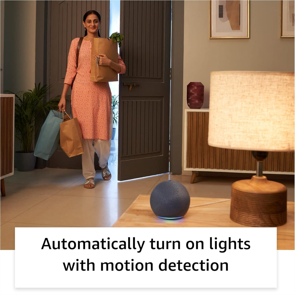 Amazon Echo Dot (5th Gen) | Smart speaker with vibrant sound, Motion Detection, Temperature Sensor, Alexa and Bluetooth