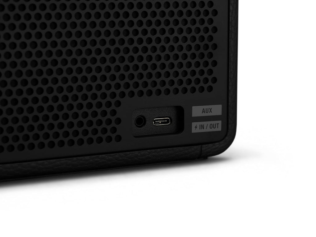 Marshall Middleton Portable Bluetooth Speaker with 20+ Hours of Portable Playtime, 360° Sound, Dust & Waterproof (IP67) - Black & Brass