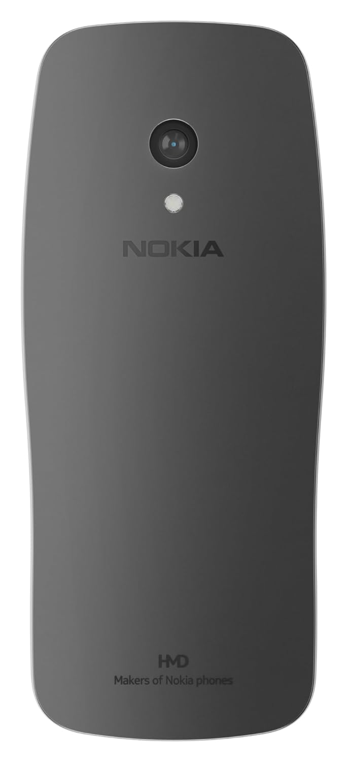 Nokia 3210 4G | All-New Classic Keypad Phone with Dual SIM, YouTube, Scan & Pay UPI, Rear Camera, Wireless FM Radio, MP3 Player, Bluetooth & USB Type C