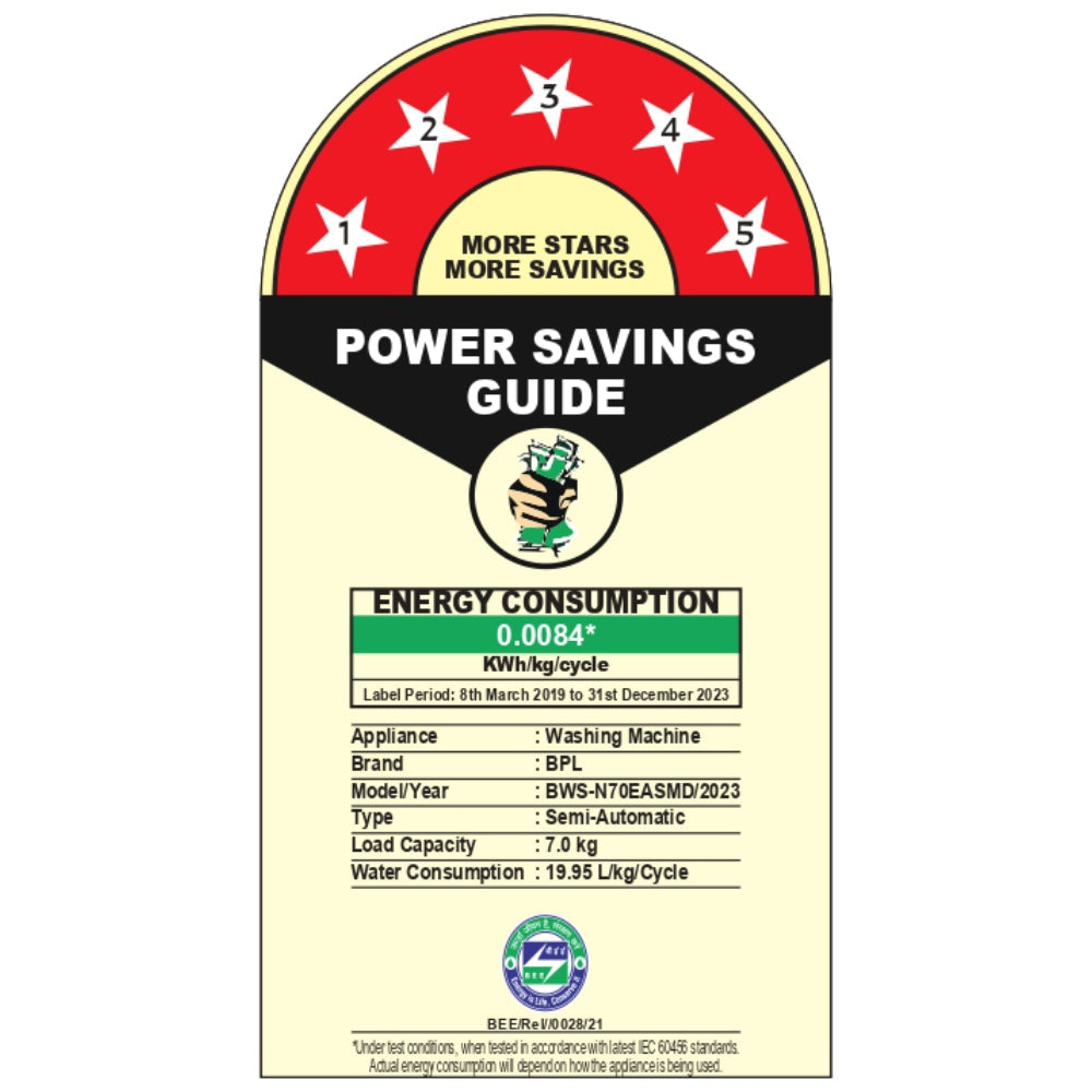 BPL SATT 7.0 KG BWS-N70EASMD Brand New
